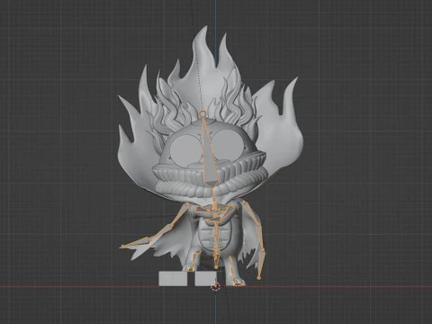 Turbo Granny Yokai Form - Dandadan 3D Model
