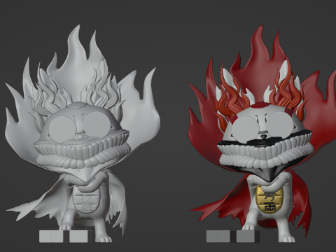 Turbo Granny Yokai Form - Dandadan 3D Model