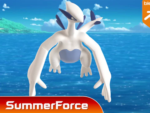 Lugia - Pokemon 3D Model