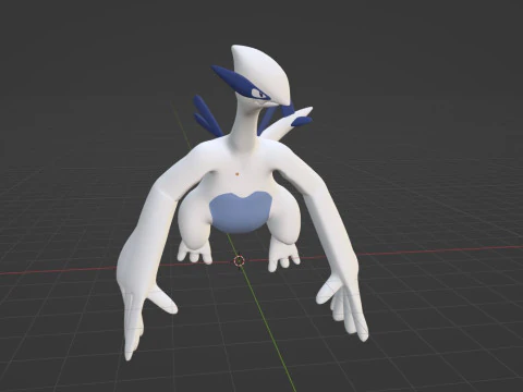 Lugia - Pokemon 3D Model