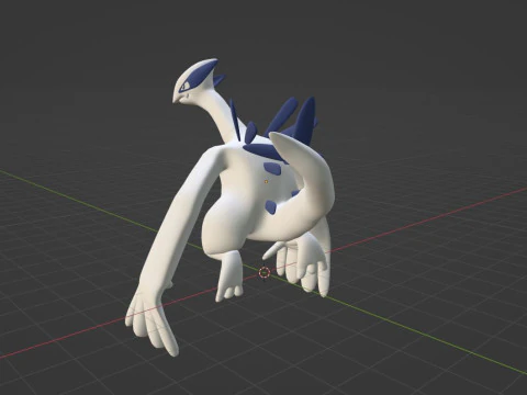 Lugia - Pokemon 3D Model