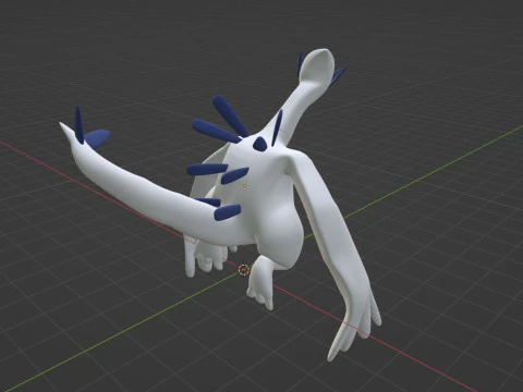 Lugia - Pokemon 3D Model