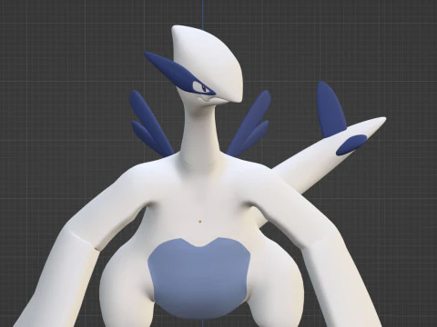 Lugia - Pokemon 3D Model