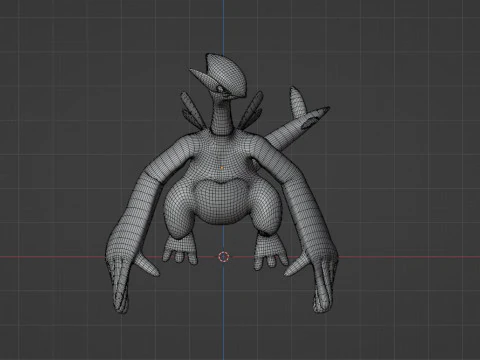 Lugia - Pokemon 3D Model