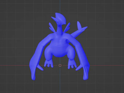 Lugia - Pokemon 3D Model