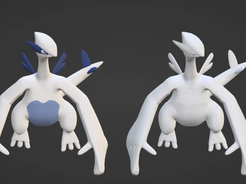 Lugia - Pokemon 3D Model