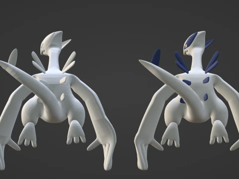 Lugia - Pokemon 3D Model