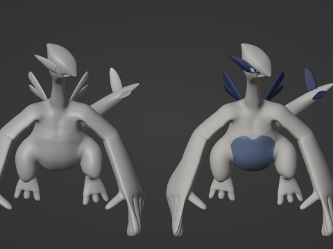Lugia - Pokemon Model 3D