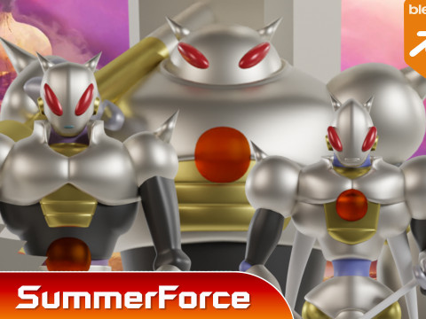 Tamagami Number Three - Dragonball Daima 3D Model