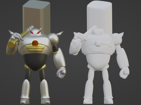 Tamagami Number Three - Dragonball Daima 3D Model