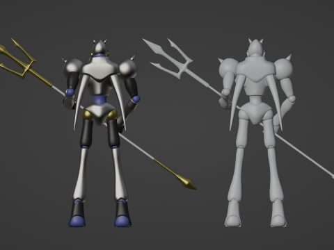 Tamagami Number Two - Dragonball Daima 3D Model