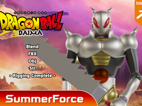 Tamagami Number One - Dragonball Daima 3D 模型