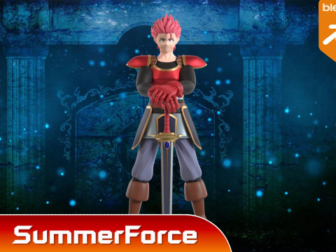 Roka - Dragon Quest The Adventure of Dai 3D 모델