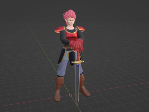 Roka - Dragon Quest The Adventure of Dai 3D 모델