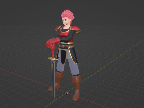 Roka - Dragon Quest The Adventure of Dai 3D 모델