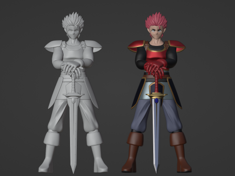 Roka - Dragon Quest The Adventure of Dai 3D 모델