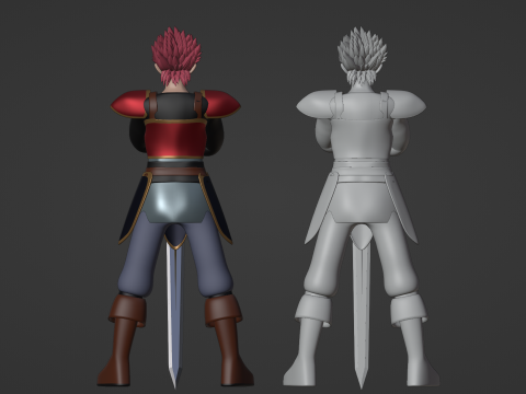 Roka - Dragon Quest The Adventure of Dai 3D 모델