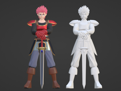 Roka - Dragon Quest The Adventure of Dai 3D 모델