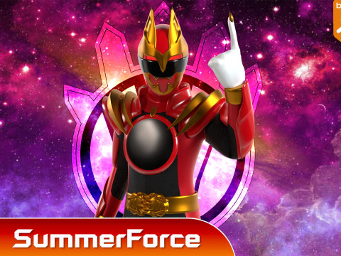 GozyuWolf - No1 Sentai Gozyuger 3Dモデル