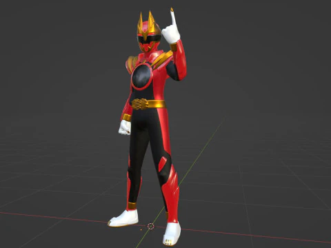 GozyuWolf - No1 Sentai Gozyuger 3D Model