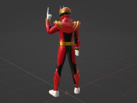 GozyuWolf - No1 Sentai Gozyuger 3Dモデル