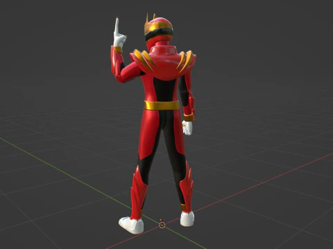 GozyuWolf - No1 Sentai Gozyuger 3D Model