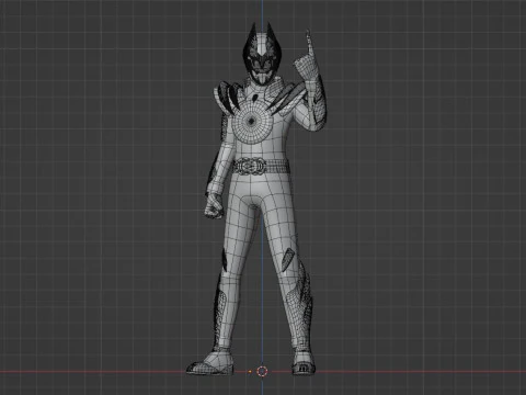 GozyuWolf - No1 Sentai Gozyuger 3D Model