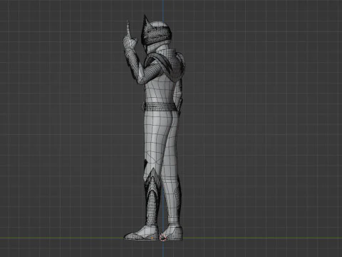 GozyuWolf - No1 Sentai Gozyuger 3D Model
