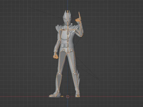 GozyuWolf - No1 Sentai Gozyuger 3D Model