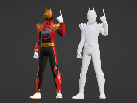 GozyuWolf - No1 Sentai Gozyuger 3D Model