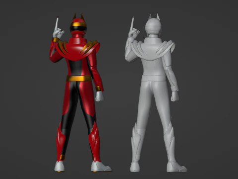 GozyuWolf - No1 Sentai Gozyuger 3D Model