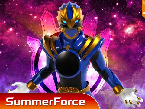 GozyuLeon - No1 Sentai Gozyuger 3D Model