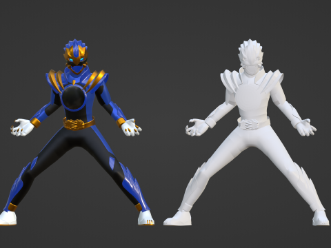 GozyuLeon - No1 Sentai Gozyuger 3D Model