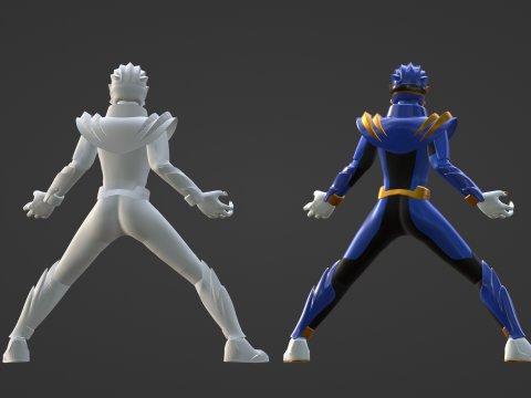 GozyuLeon - No1 Sentai Gozyuger 3D Model