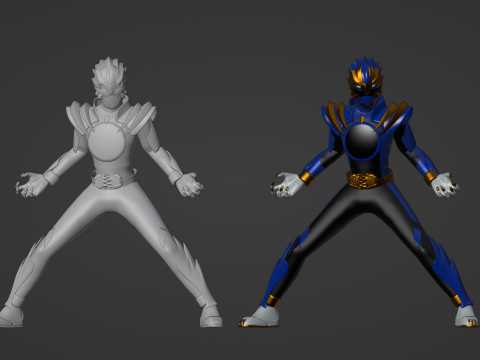 GozyuLeon - No1 Sentai Gozyuger 3D Model