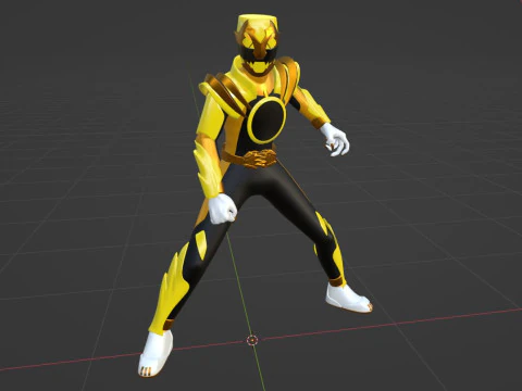 GozyuTyranno - No1 Sentai Gozyuger 3D Model