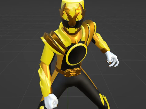 GozyuTyranno - No1 Sentai Gozyuger 3D Model