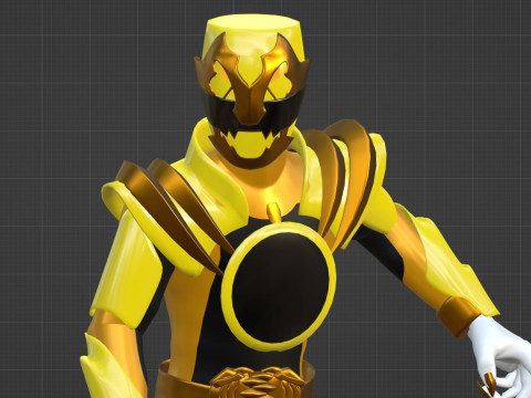 GozyuTyranno - No1 Sentai Gozyuger Modello 3D