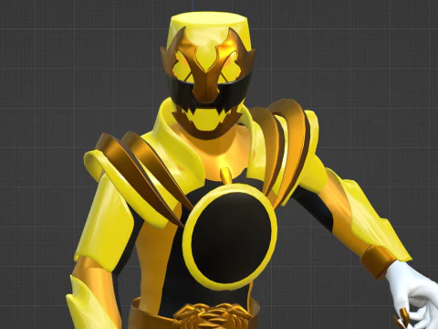 GozyuTyranno - No1 Sentai Gozyuger 3D Model