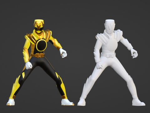 GozyuTyranno - No1 Sentai Gozyuger Modello 3D