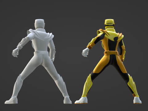 GozyuTyranno - No1 Sentai Gozyuger Modello 3D