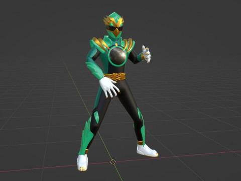 GozyuEagle - No1 Sentai Gozyuger 3D Model