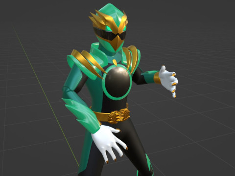 GozyuEagle - No1 Sentai Gozyuger 3D Model