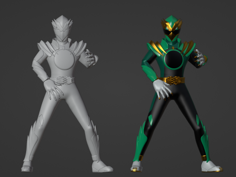 GozyuEagle - No1 Sentai Gozyuger 3D Model
