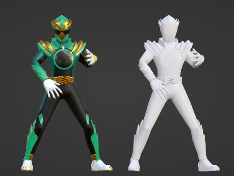 GozyuEagle - No1 Sentai Gozyuger 3D Model