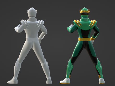 GozyuEagle - No1 Sentai Gozyuger 3D Model