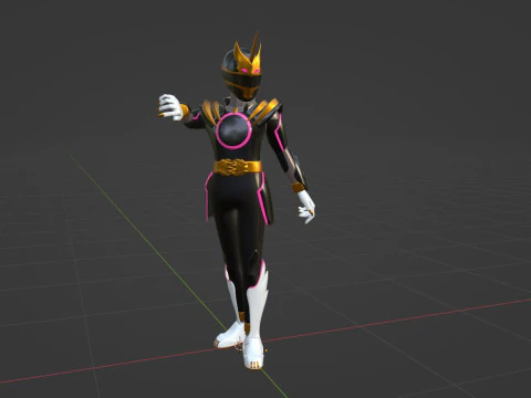 GozyuUnicorn - No1 Sentai Gozyuger 3D Model