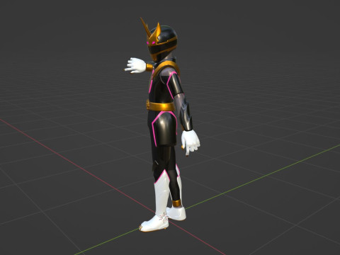 GozyuUnicorn - No1 Sentai Gozyuger Model 3D