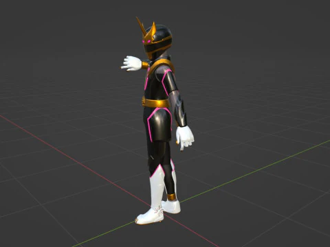 GozyuUnicorn - No1 Sentai Gozyuger 3D Model