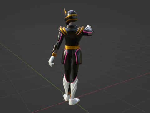 GozyuUnicorn - No1 Sentai Gozyuger 3D Model